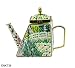 Claude Monet Waterlilies Impressionist Miniature Porcelain Teapot by Kelvin Chen