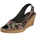 Eric Michael Women's Lyanne Slingback,Black,36 EU (US Women's 6 M)