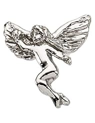Dancing Angel Lapel Pin in 14k Yellow Gold