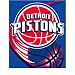 Detroit Pistons NBA Royal Plush Raschel Blanket (700 Series) (50x60)