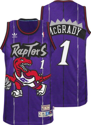 NBA Men's Toronto Raptors Tracey Mcgrady Retired Player Swingman Jersey (Purple, Small)