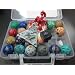 18 new bakugan &18 METAL CARD in bakucase all different amazing gift by world cup trophy