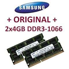 Samsung 8GB Dual Channel Kit (2x 4GB, 204 pin, DDR3-1066, PC3-8500, SO-DIMM)