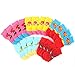 Weixinbuy 4Pcs Pet Dog Puppy Cotton Anti-slip Knit Weave Sock Rose X-Small