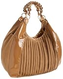 Rampage Krista Double Shoulder Tote,Caramel,one size