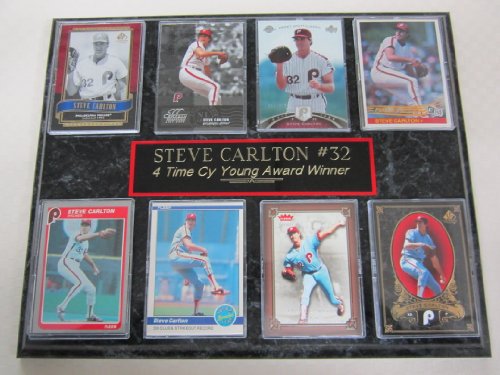 Philadelphia Phillies Steve Carlton 8 Card Plaque