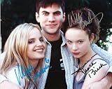 Wes Bentley, Thora Birch, Mena Suvari American Beauty Signed Autographed 8 x 10 Photograph, Authentic with COA