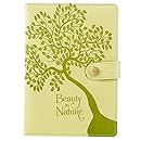 C.R. Gibson Debossed Leatherette Ruled Journal - Mint Beauty in Nature (MJ16-15961AZ)