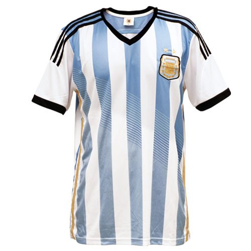 ARGENTINA 2014 SOCCER JERSEY (FREE WORLD CUP 2014 KEYCHAIN)
