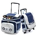 Rockin and Rollin iPod Ready Collapsible Cooler on Wheels