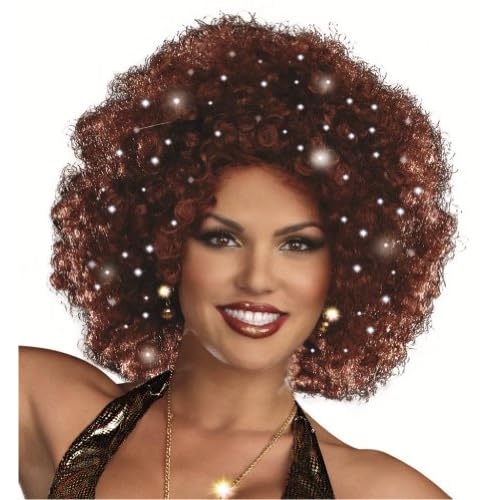 LightUp Disco Afro Wig