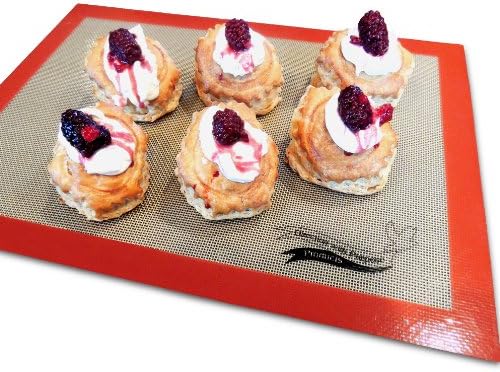 2 PK Silicone Non-Stick Baking Mats With eBook Vital Health -11-5/8 inch. x 16-1/2inch.