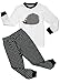 Babypajama Little Girls' Hedgehog pjs Set 2-Piece Tee & Pants 100% Cotton