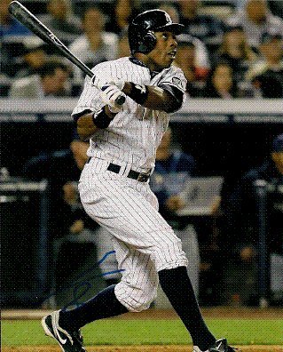 Autographed/Hand Signed Curtis Granderson 8x10 Photo New York Yankees