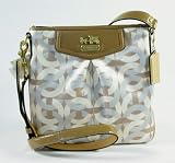 NEW AUTHENTIC COACH MADISON OP ART CHAINLINK CROSSBODY (Cream) Reviewed