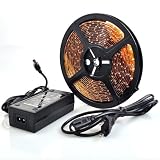 ATC 5m 3528 LED SMD kaltwei� Strip Streifen wasserdicht + Netzteil+3M klebeband