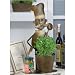 Image of KITCHEN HERBS POT COOK TONI flower plant pottery vase