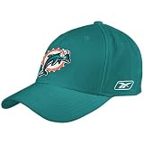 Reebok Miami Dolphins Aqua Coaches Flex Hat