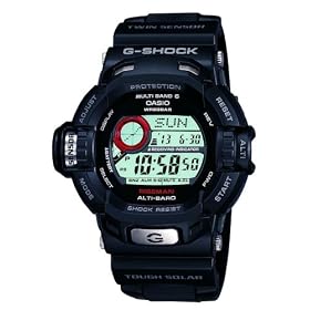 Casio Mens G-Shock Riseman Alti-Therm Solar Atomic Watch #GW9200-1 by Casio