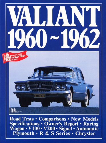 Chrysler Road Test Book: Chrysler Valiant 1960-62 (Brooklands Road Tests)