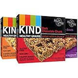 KIND Healthy Grains Granola Bars, Variety Pack, 5 Count (Pack of 3)