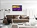 Nuolan Art Framed Canvas Print Wall Art -PURPLE LAVENDER MORNING- Modern Landscape Picture- Oil Painting Canvas Print for Wall Decorations-CND-P1L4060-005