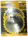 DeWalt DW9158 6-1/2-Inch Cordless Construction Saw Blade Combo Pack with 18 Tooth and 24 Tooth Saw Blades