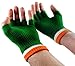Birsppy St. Patricks Day Fingerless Shamrock Gloves (Pair)
