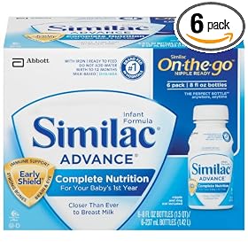 Similac Advance Early Shield Infant Formula with Iron, Ready to Feed, 8-Fluid Ounces (Pack of 24)
