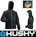 Sports : Husky winddichte und wasserabweisende Herren SOFTSHELL Jacke AVROS schwarz XXL