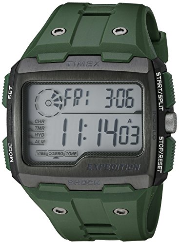 Timex men s tw4b02600 expedition grid shock green resin…