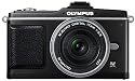 OLYMPUS マイクロ一眼 PEN E-P2 パンケーキキット ブラック E-P2PKIT-BLK