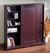 4D Concepts Sliding Door Multimedia Stand, Cherry