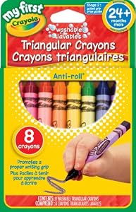 Crayola My First Washable 8-Count Triangular Crayons