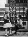 Slum Children in Notting Hill Section Photographic Poster Print by Terence Spencer, 12x16
