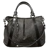 Burberry Heather Studded Black Leather Shoulder Bag 3201142 by Travel Gear