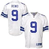 Reebok Dallas Cowboys Tony Romo Replica White Jersey Medium