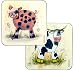 Churchill China Alex Clark, Coasters, Pack of 4