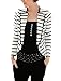 Allegra K Women Notched Lapel Striped Blazer Jacket