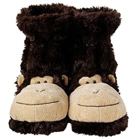 Aroma Home Fun For Feet Slippers Socks Monkey Warm NEW!