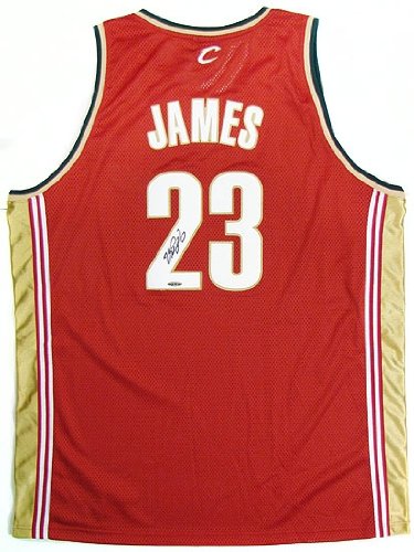 LeBron James Autographed Cleveland Cavaliers Authentic 2003 Road Jersey UDA COA