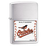 Zippo Baltimore Orioles Satin Chrome Lighter