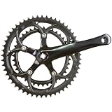 Sunlite Alloy Double Crankset - 170 x 53/39, Square Taper, Black
