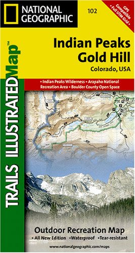 Buy Trails Illustrated Indian Peaks Gold Hill by National Geographic Trails Illustrated