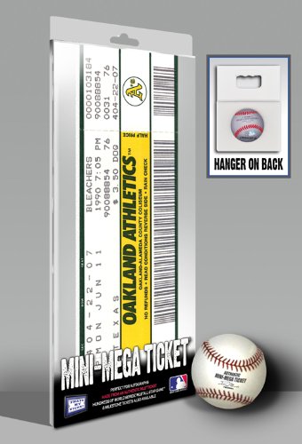 MLB Texas Rangers Mini Mega Tickets - Nolan Ryan 6th No Hitter