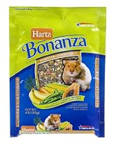Hartz Bonanza 4-Pound Gourmet Diet Supply, Hamster and Gerbil