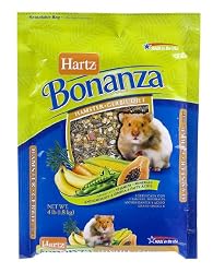 Hartz Bonanza 4-Pound Gourmet Diet Supply, Hamster and Gerbil