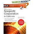How to Form a Nonprofit Corporation in California (book with CD-Rom)