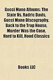 Gucci Mane Albums: The State vs. Radric Davis, Gucci Mane Discography, Back to the Trap House, Murder Was the Case, Hard to Kill, Hood Cl-