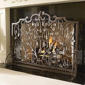 Louviere Fire Screen - Frontgate
